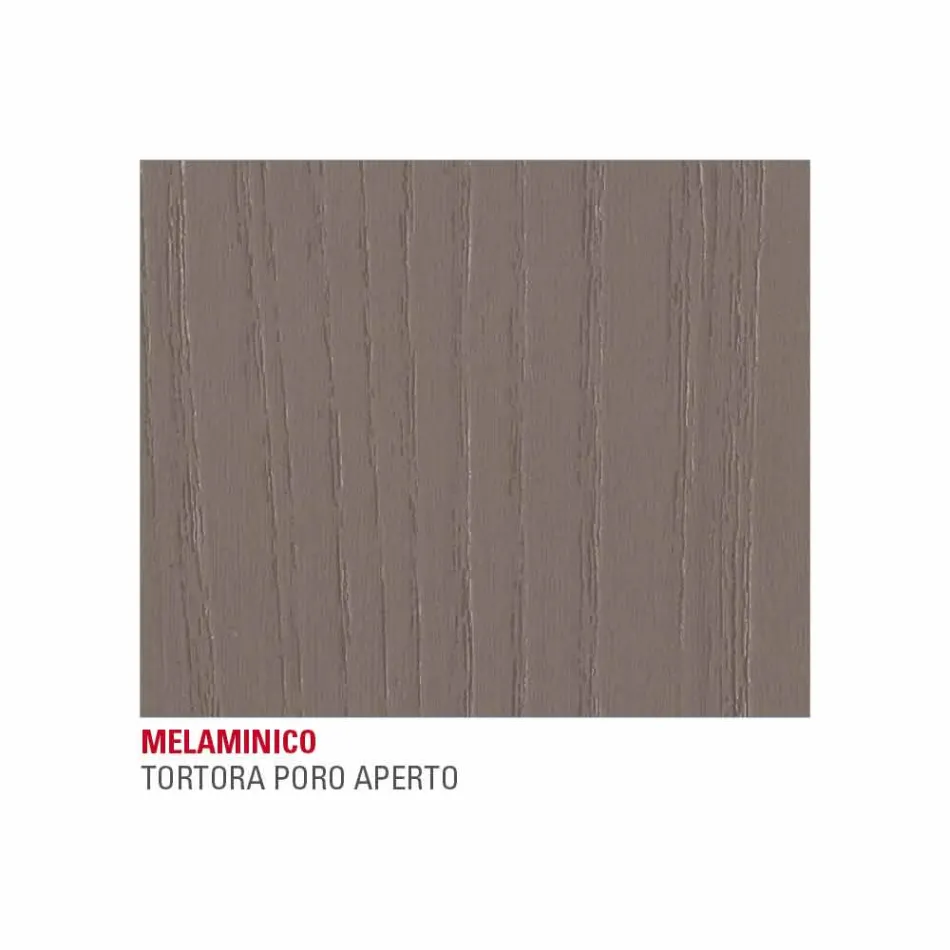 Køkkenbord med melaminplade og metalbund fremstillet i Italien - Spilla Viadurini