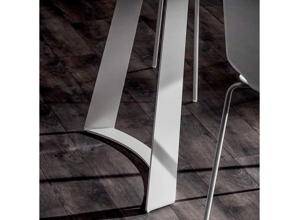 Køkkenbord i HPL med Fine Made in Italy Metal Base - Pinocchio Viadurini