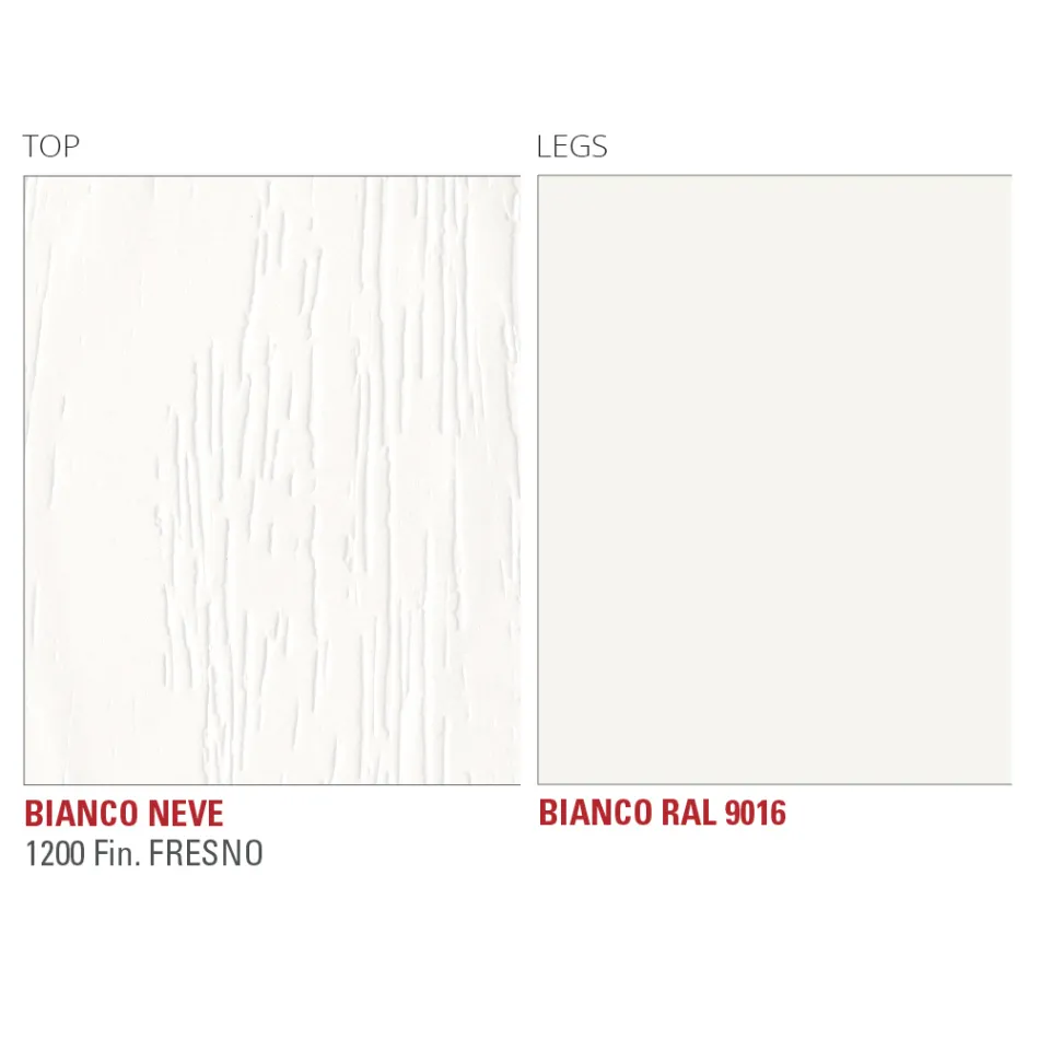 Køkkenbord i HPL med Fine Made in Italy Metal Base - Pinocchio Viadurini