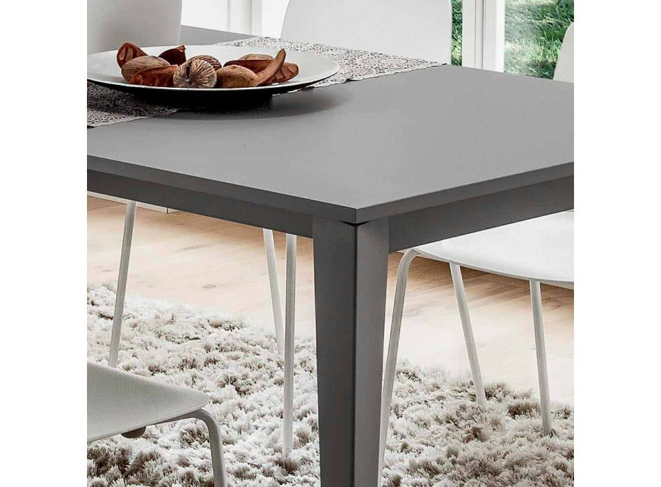 Køkkenbord i malet metal med top i Fenix Fremstillet i Italien - Efisto Viadurini