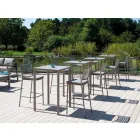 Firkantet stangbord i malet metal fremstillet i Italien - Cuba Viadurini