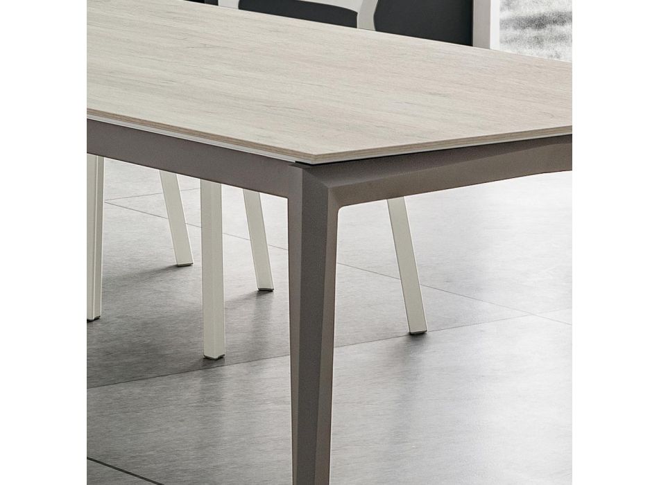 Udtrækkeligt køkkenbord op til 240 cm i Hpl Made in Italy - Fantastisk Viadurini