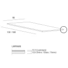 Udtrækkeligt køkkenbord i Fin Laminam Keramik Fremstillet i Italien - Efisto Viadurini