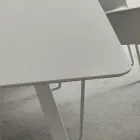 Køkkenbord med Barrel Top i Fenix Made in Italy, Luxury - Lingotto Viadurini