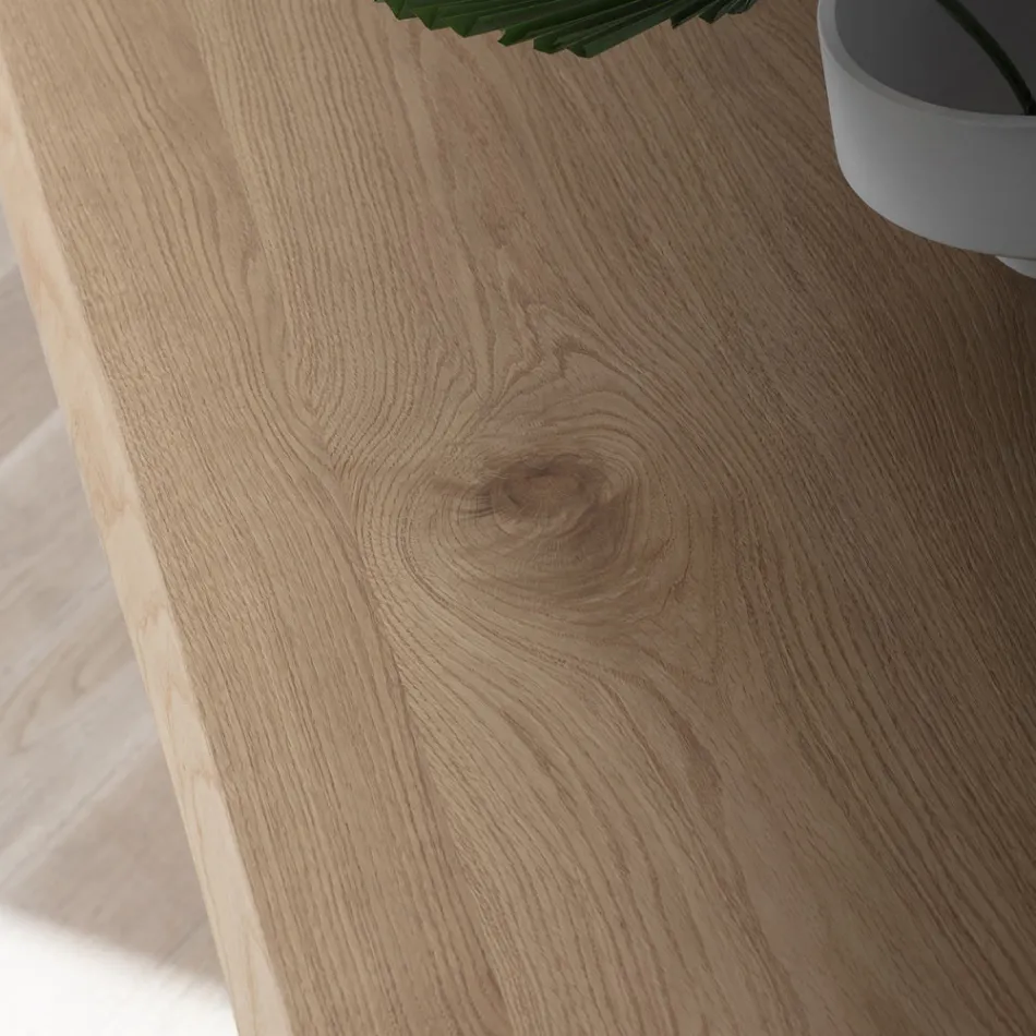 Fast metal køkkenbord og træplade lavet i Italien - Bastiano Viadurini