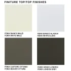 Fenix Køkkenbord Kan forlænges op til 300 cm Lavet i Italien - Grotta Viadurini