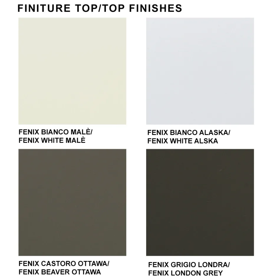 Fenix Køkkenbord Kan forlænges op til 300 cm Lavet i Italien - Grotta Viadurini