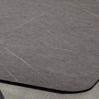 Hpl køkkenbord med antracitmetalfod lavet i Italien - Aresto Viadurini