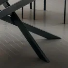 Køkkenbord i Laminam med metalstruktur Made in Italy - Carlino Viadurini
