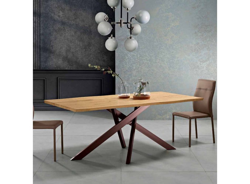 Lavet i Italien design massivt træ køkkenbord, Dionigi Viadurini