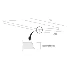 Højkvalitets afbarket træ køkkenbord lavet i Italien - Pinocchio Viadurini