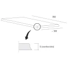 Højkvalitets afbarket træ køkkenbord lavet i Italien - Pinocchio Viadurini