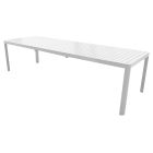 Udtrækkeligt udendørsbord til 300 cm med aluminiumsstruktur - Florie Viadurini