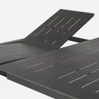 Udtrækkeligt udendørsbord op til 160 cm i aluminium, Homemotion - Andries Viadurini