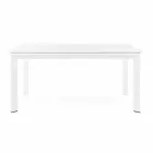 Udvideligt udendørs bord Op til 160 cm i aluminium Homemotion - Andries Viadurini
