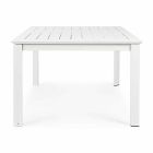 Udvideligt udendørs bord Op til 160 cm i aluminium Homemotion - Andries Viadurini