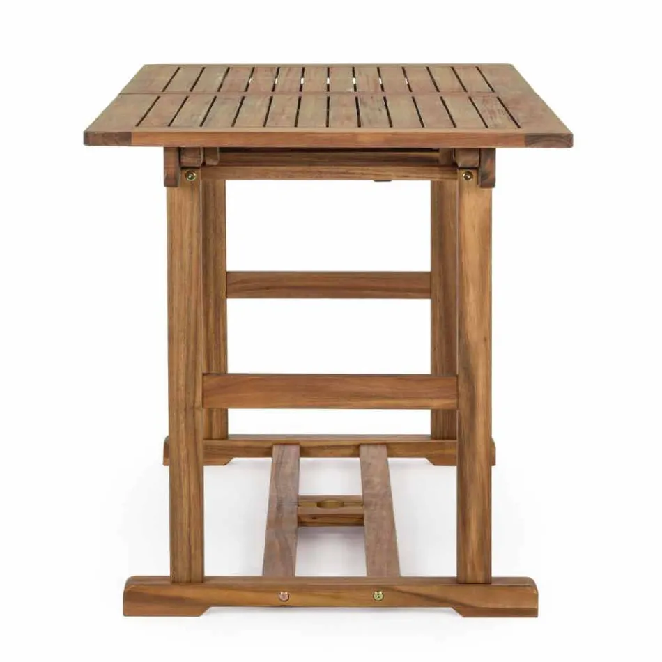 Udvideligt udendørs bord Op til 160 cm i Acacia Wood - Cloud Viadurini