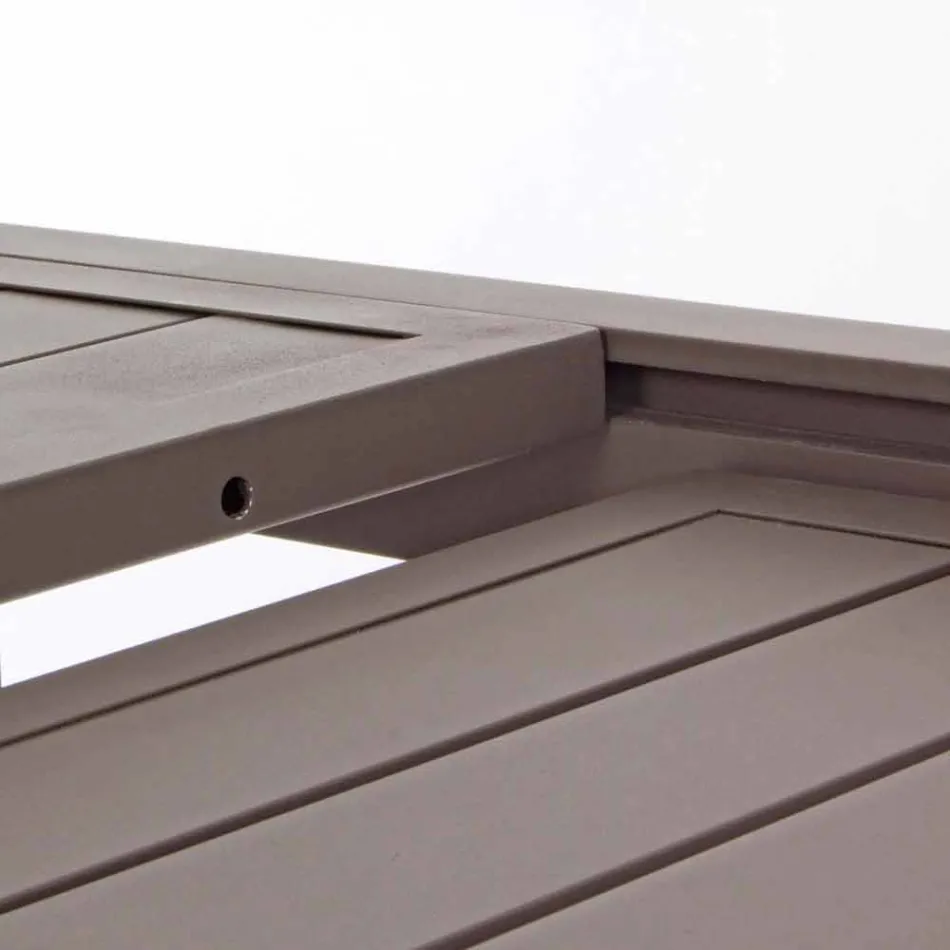 Udvideligt udendørs bord Op til 240 cm i aluminium, Homemotion - Arold Viadurini