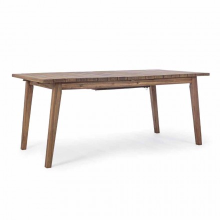 Udvideligt udendørs bord Op til 240 cm i Acacia Wood - Howard Viadurini