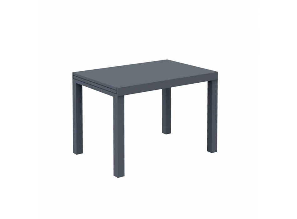 Udvideligt udendørs bord Op til 280 cm i metal Fremstillet i Italien - Dego Viadurini