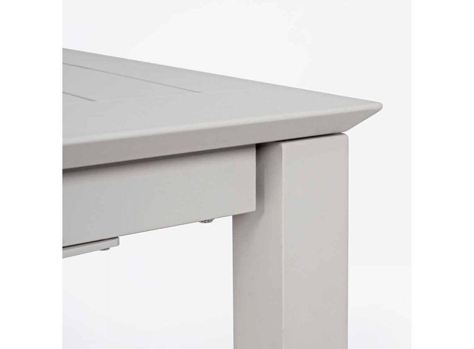 Udvideligt udendørs bord i Homemotion af moderne design i aluminium - Casper Viadurini