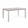 Udvideligt udendørs bord Op til 240 cm i aluminiumsfølelse - Casper