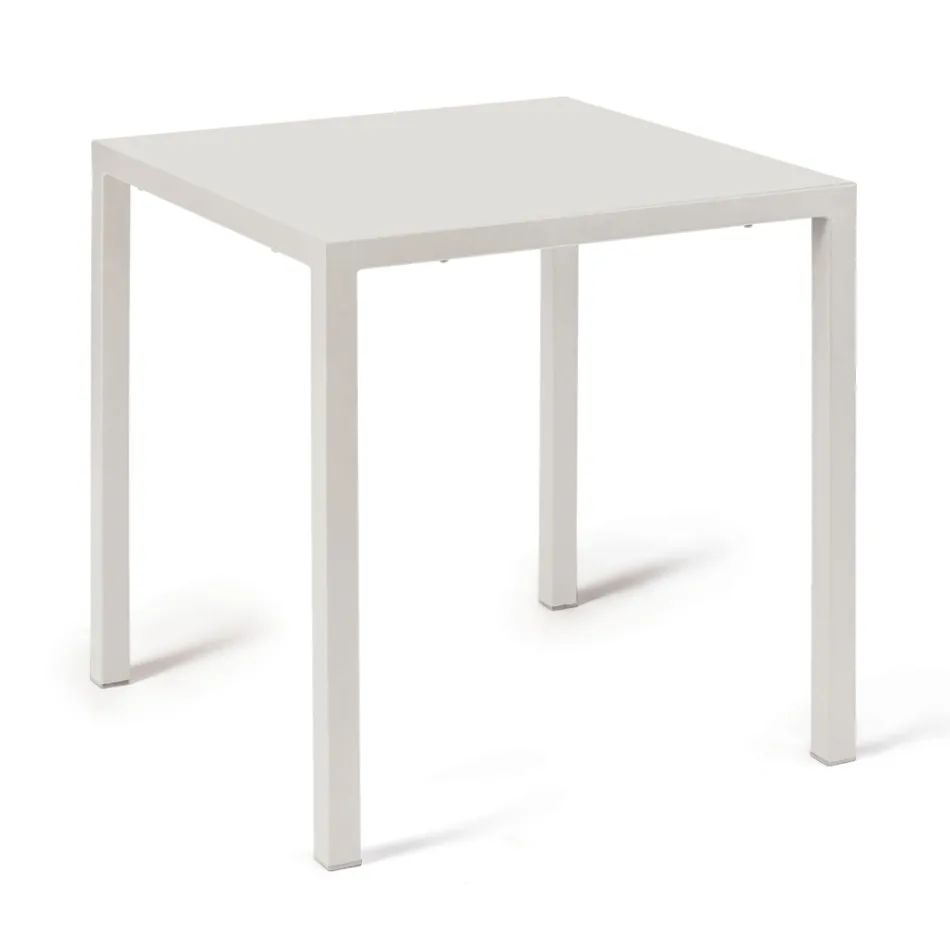 Udendørsbord med galvaniseret stålkonstruktion Fremstillet i Italien - Azul Viadurini