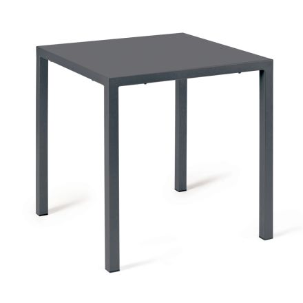 Udendørs bord med galvaniseret stålkonstruktion lavet i Italien - Azul Viadurini