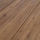 Udendørs bord i akacietræ med ben i malet stål - Sheldon Viadurini