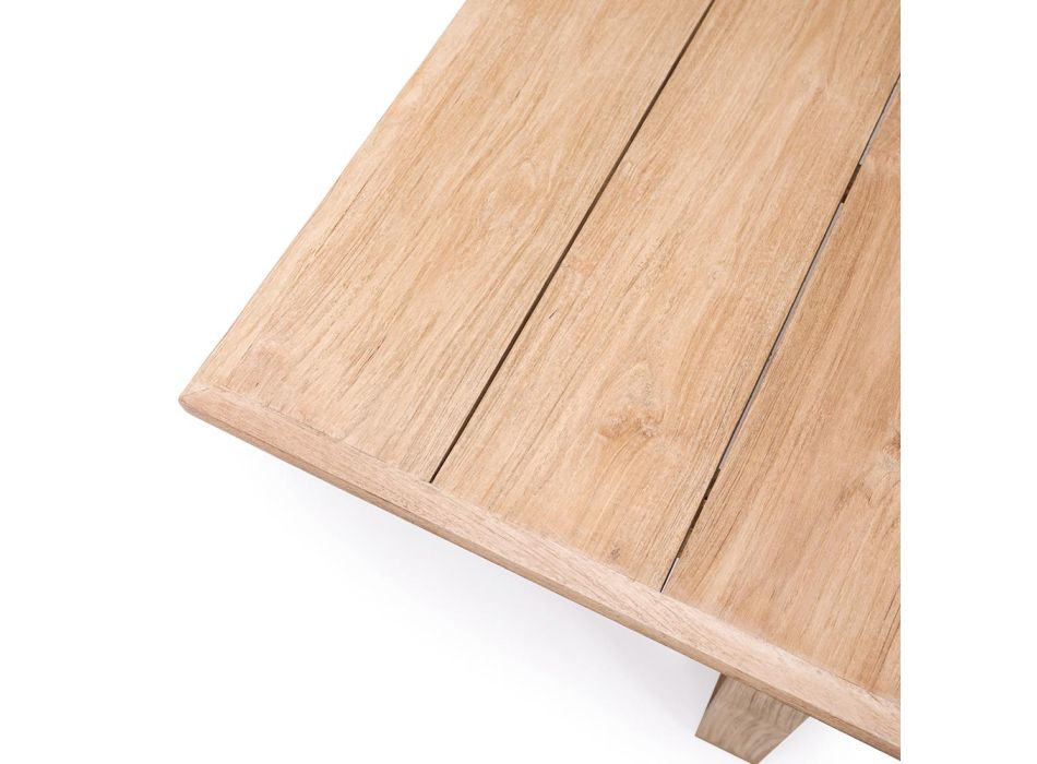 Udendørsbord i teaktræ Kan udvides til 270 cm - Marie Viadurini