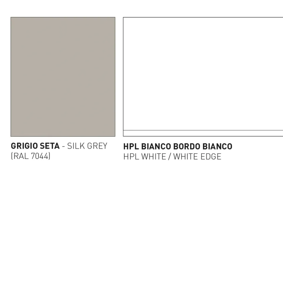 Udendørs bordplade Hpl eller keramik lavet i Italien - Plinto af Varaschin Viadurini