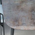 Varaschin Ellisse design udendørs bord i farvet aluminium Viadurini