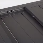 Udtrækkeligt havebord op til 240 cm i hvid eller taupe aluminium - Franz Viadurini