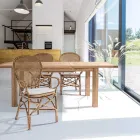 Homemotion - Hunter Teak Wood, der kan udvides til havebord op til 250 cm Viadurini