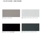 Havebordssokkel i galvaniseret stål med HPL-plade lavet i Italien - Brienne Viadurini