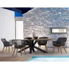 Havebord med top i teaktræ af Homemotion - Cowen Design Viadurini