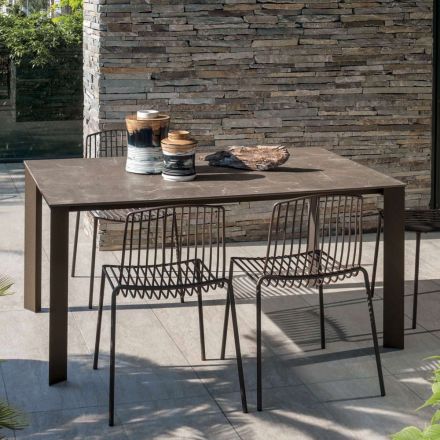 HPL Havebord med aluminiumsstruktur lavet i Italien - Carl Viadurini