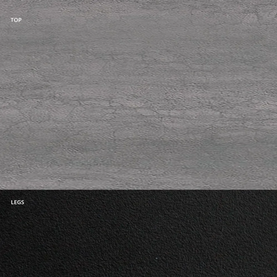 Tøndeformet spisebord i hypermarmor Made in Italy - Ezzellino Viadurini