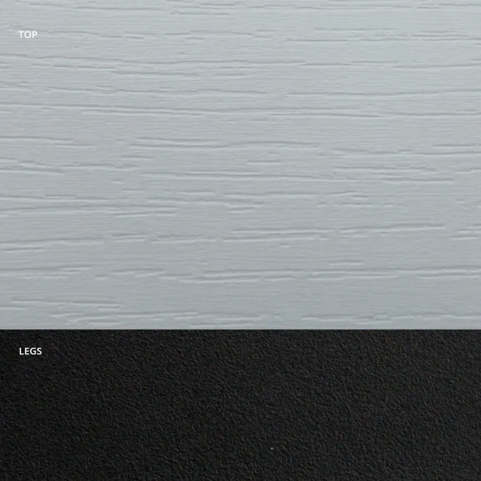 Tøndeformet spisebord i træeffektlaminat Made in Italy - Cave Viadurini