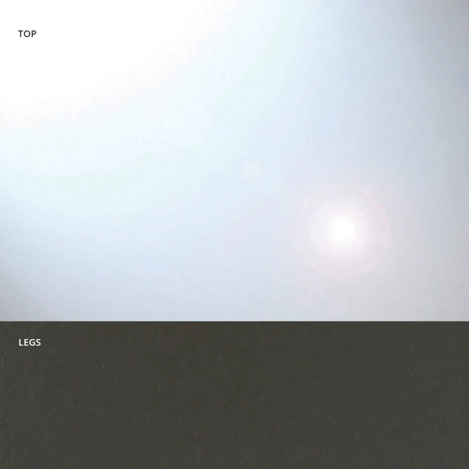 Tøndeformet spisebord i glas og stål Made in Italy - Cave Viadurini