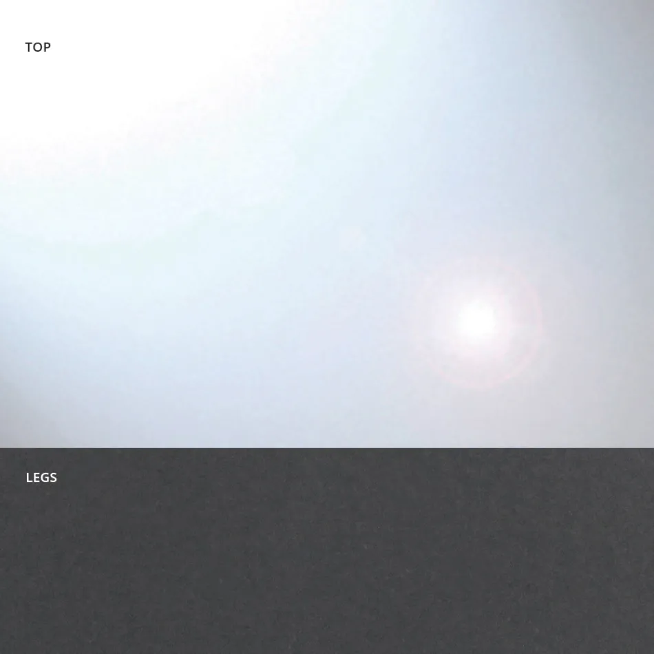 Tøndeformet spisebord i glas og stål lavet i Italien - Cave Viadurini