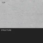 Udtrækkeligt udendørs spisebord 318 cm i aluminium og stentøj - Filomena Viadurini