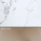 Udtrækkeligt udendørs spisebord 318 cm i aluminium og stentøj - Filomena Viadurini