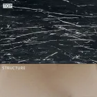 Udtrækkeligt udendørs spisebord 318 cm i aluminium og stentøj - Filomena Viadurini