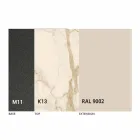 Udtrækkeligt spisebord til 180 cm i keramik Fremstillet i Italien - Pitagora Viadurini