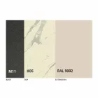 Udtrækkeligt spisebord til 180 cm i keramik Fremstillet i Italien - Pitagora Viadurini