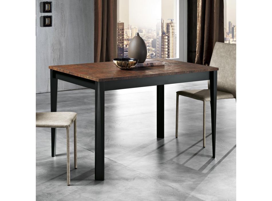 Spisebord Kan forlænges til 180 cm i bøg Made in Italy - Otiello Viadurini