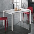 Metal spisebord, der kan forlænges til 180 cm Lavet i Italien - Beatrise