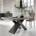 Spisebord, der kan forlænges til 260 cm Cementeffekt Fremstillet i Italien - Odelmo