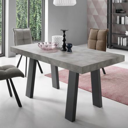 Udtrækbart spisebord til 260 cm i Modern Design Laminate - Tiferno Viadurini